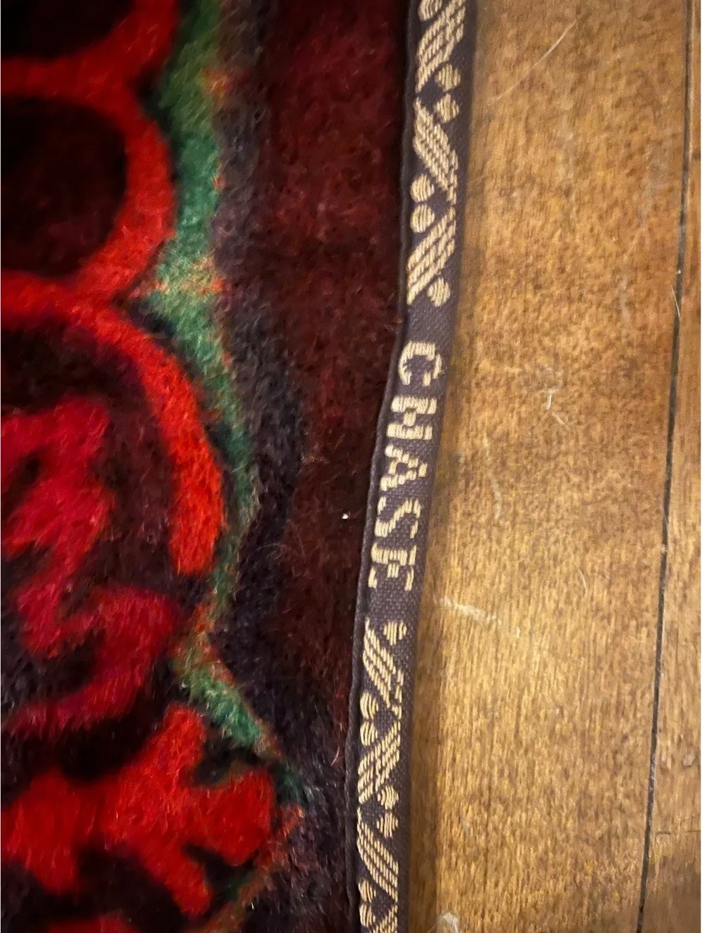 1800s Chase Mohair Sleigh Blanket